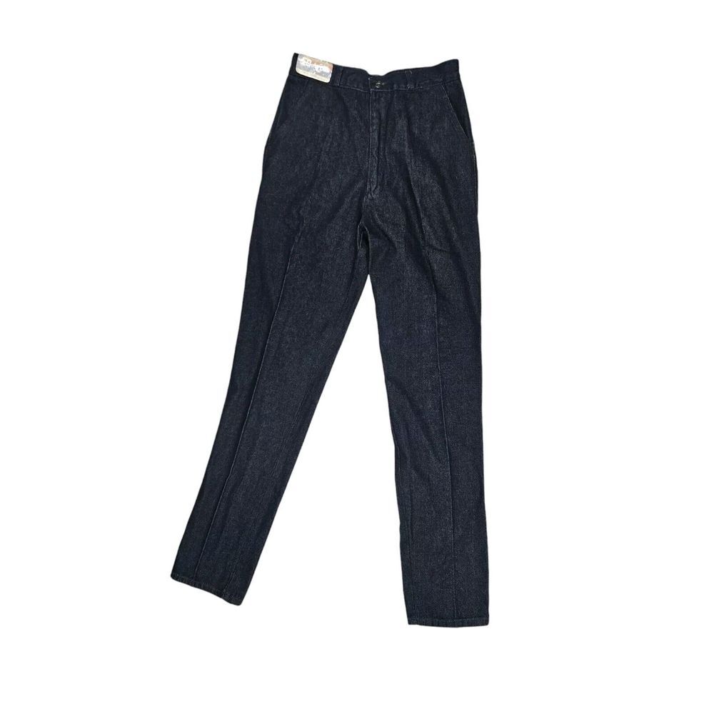 NWT Seattle Blues Womens Size 12 Dark Blue High Rise Bareback Denim Pants
